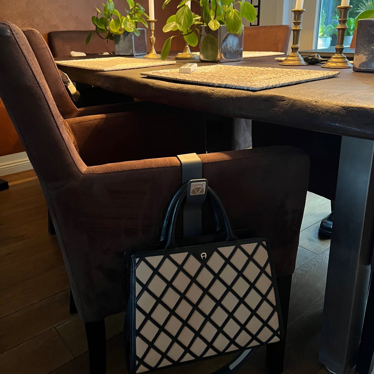 SERVANTINO® Taschenhaken 5er-Set – Bag Hook für Restaurants, Hotels, Cafés und Büros | Made in Germany
