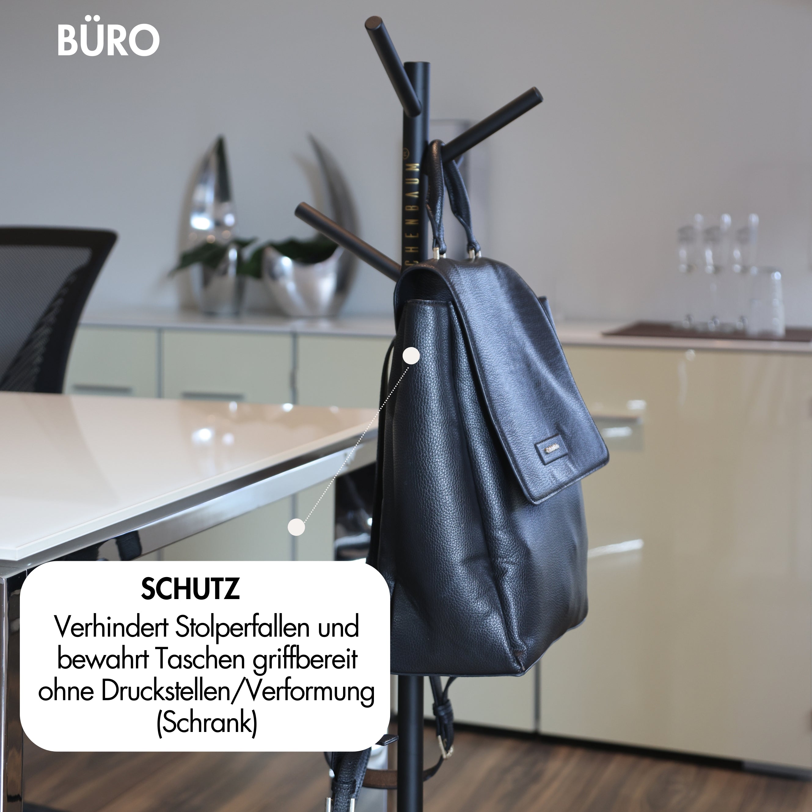 BAG STAND CLEAN WHITE | IRON