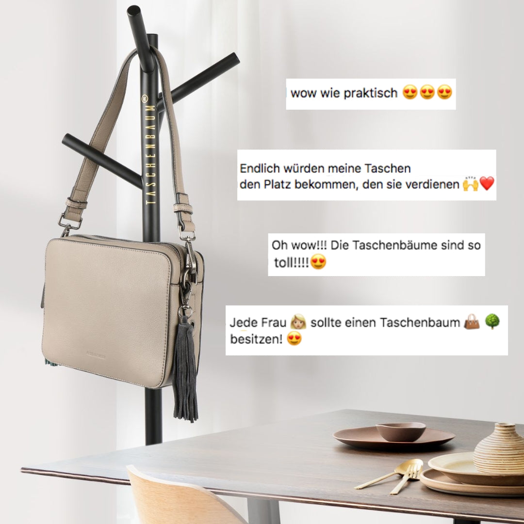 BAG STAND CLEAN WHITE | IRON