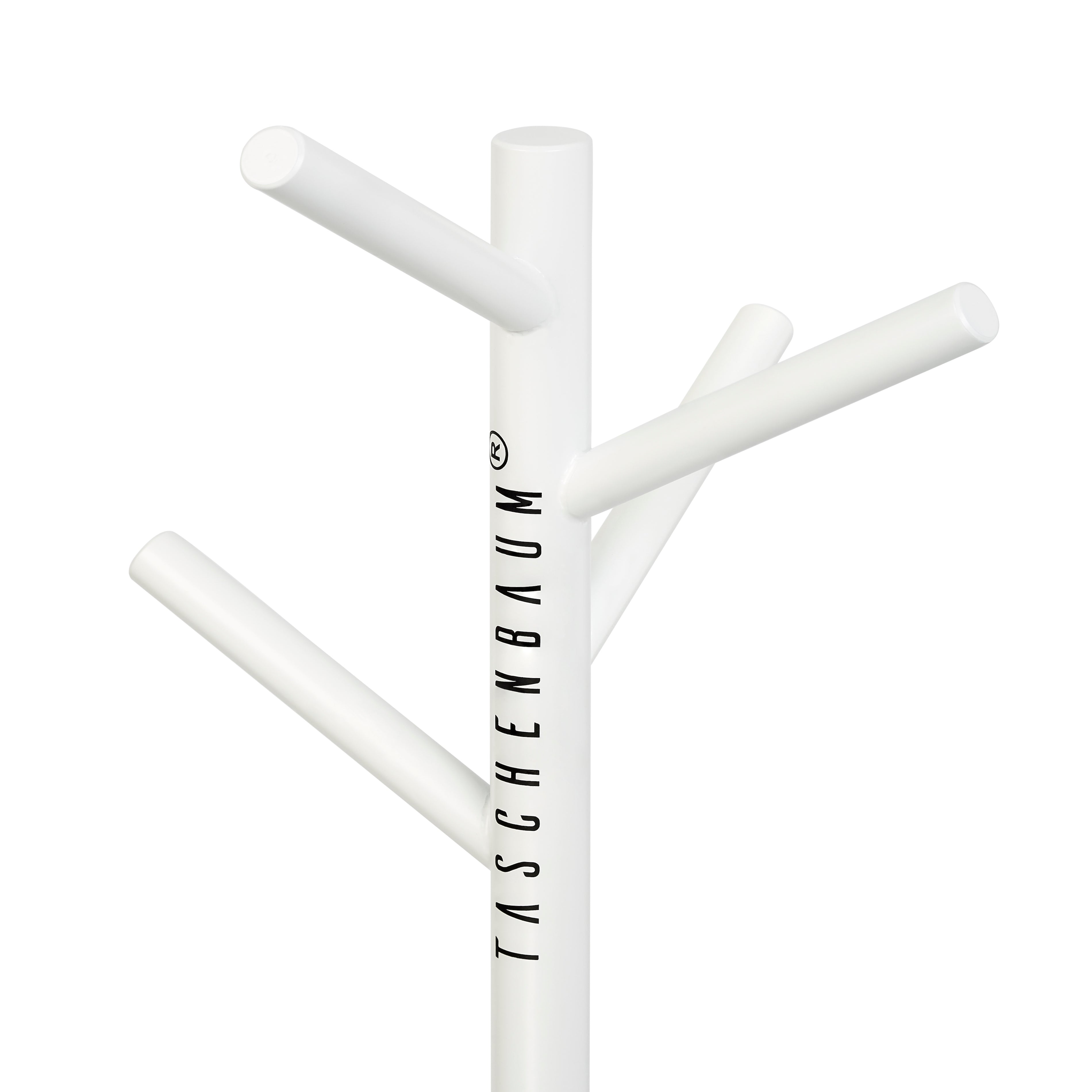 2-IN-1 GARDEROBENSTÄNDER WEISS 182 CM