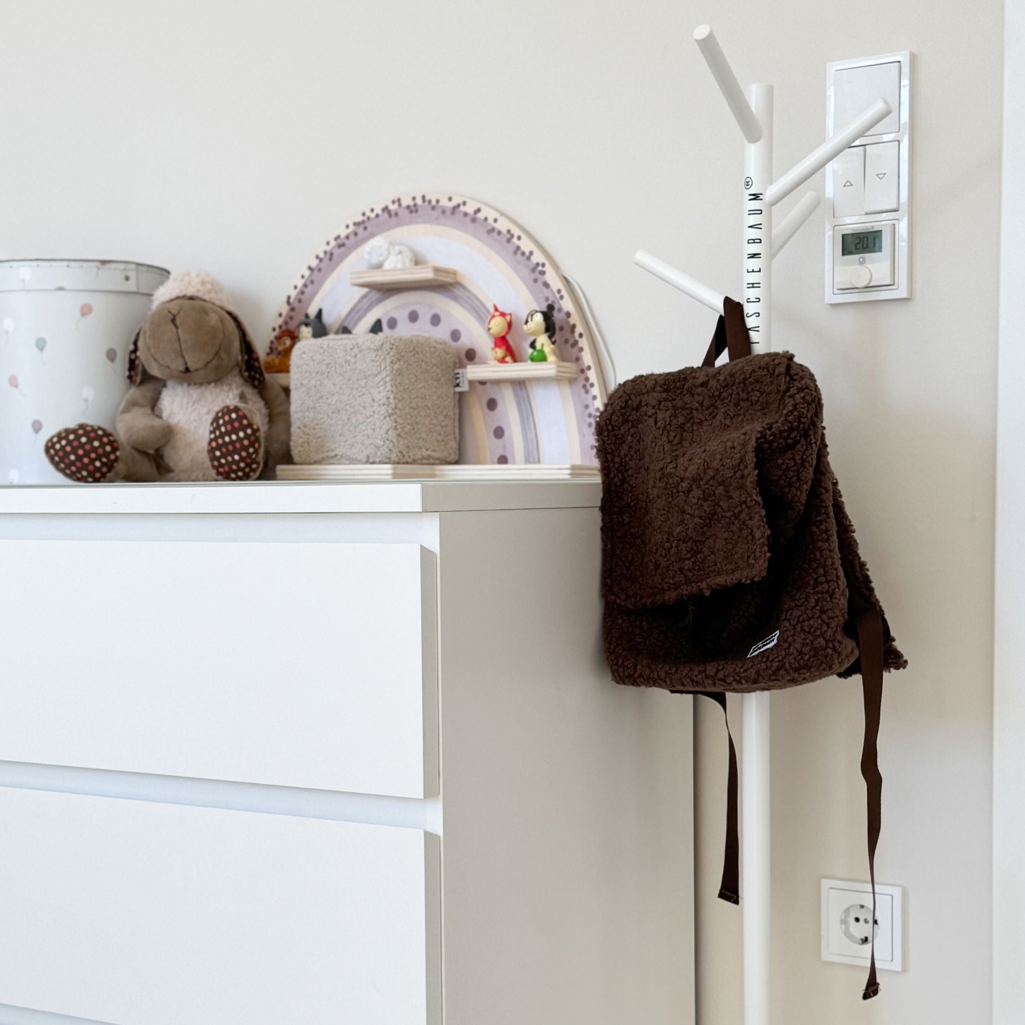 BAG STAND CLEAN WHITE | IRON