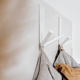2ER-SET LANGE TÜRHAKEN WEISS | KINDERGARDEROBE