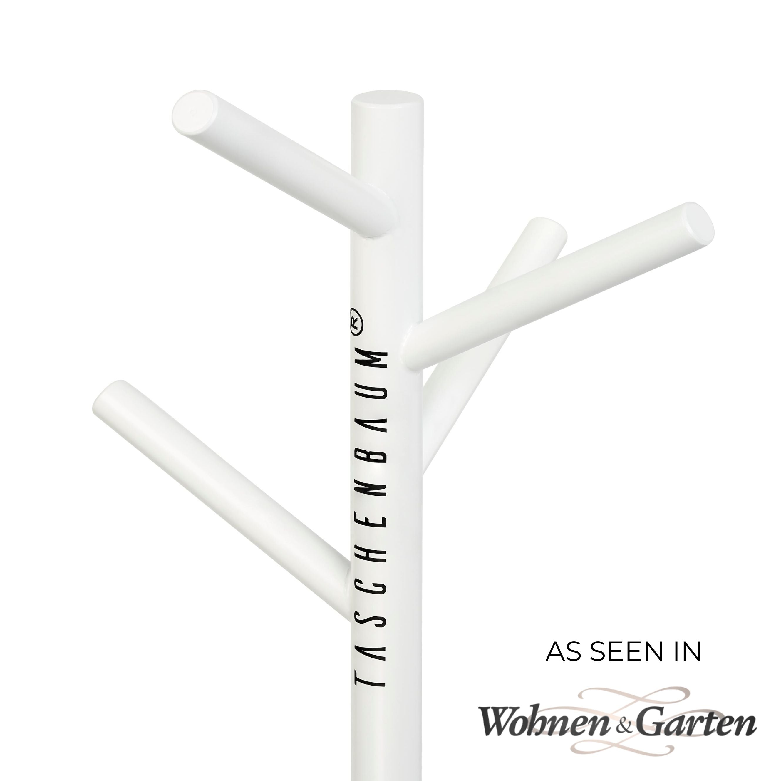 BAG STAND CLEAN WHITE | IRON