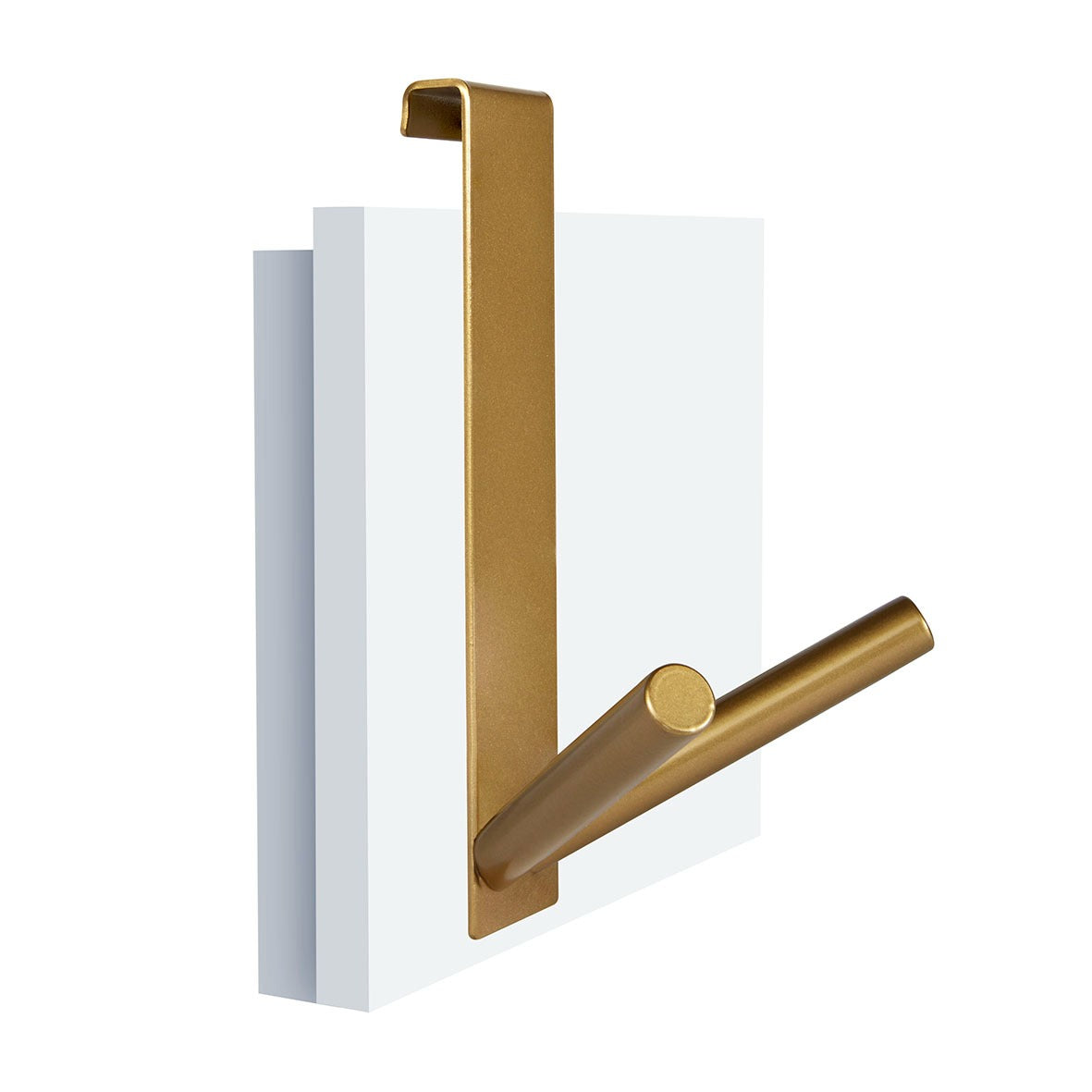 2ER-SET LANGE TÜRHAKEN GOLD | BIS 2 CM TÜRFALZ